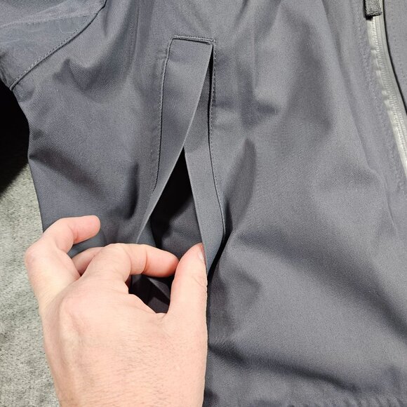 Baro Jacket Mens Small Gray The Brockton Waterproof Lightweight Rain Gorp Parka - Picture 10 of 15